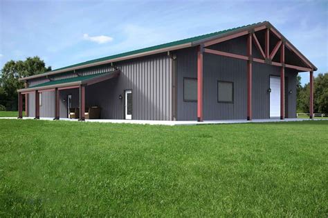 metal pole barn house for sale|amish pole barn prices 40x60.